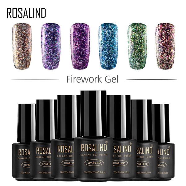 

rosalind gel polish firework series varnish soak off semi permanent polish flovorless nail art beauty acrylic primer lacquer