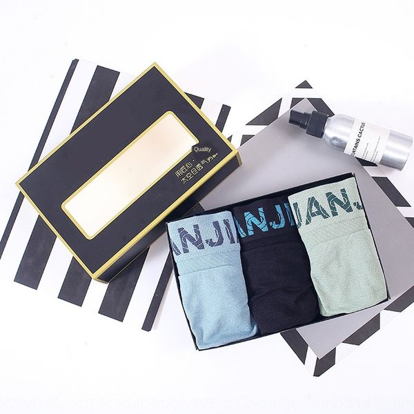 

axapj 3 packs/box live breathable men's three-dimensional hip boxer pants men 3 packs/box live breathable seamless men's underwear, Black;white