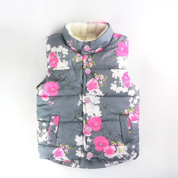 

2020 new children's clothing children vest child vest girls printing, Blue