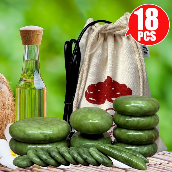 

tontin природного нефрита поливы массаж горячими камнями комплект массаж спины массажер massageador здравоохранения камни для массажа позвон