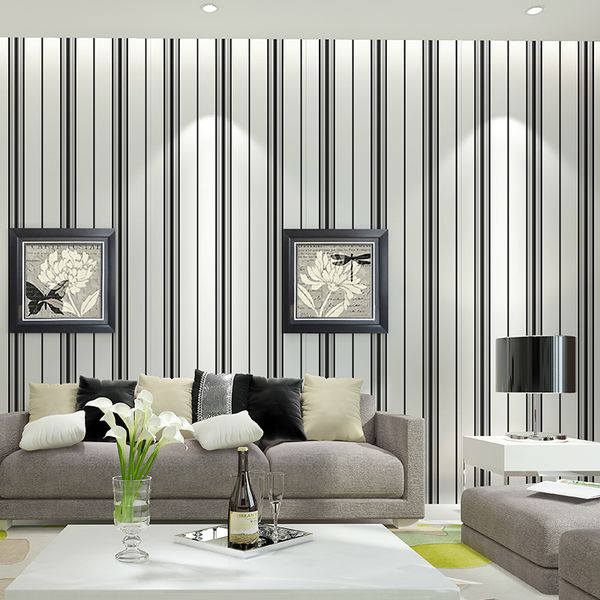 

modern kagit duvar wall papers home decor vertical strip wallpaper roll living room bedroom wall murals papel de parede listrado