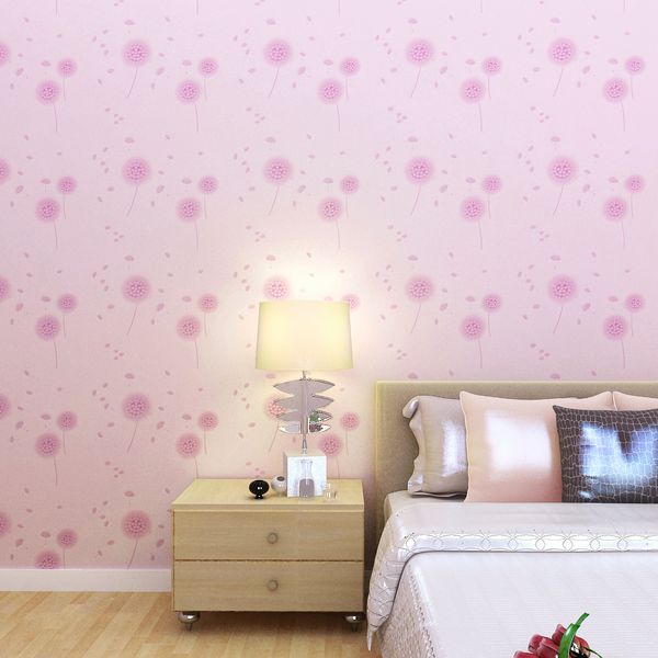 

dandelion wallpaper self-adhesive bedroom warm bedside romantic self-adhesive furniture wardrobe wallpaper girl dormitory fashion stickers