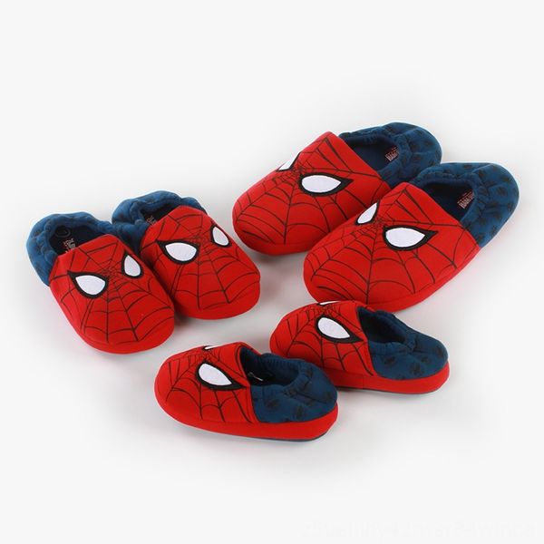 

avenger shoes slipper kids slippers for children cartoon spiderman shoes for kids boys spiderman nonslip toddler slipper warm house, Black;grey