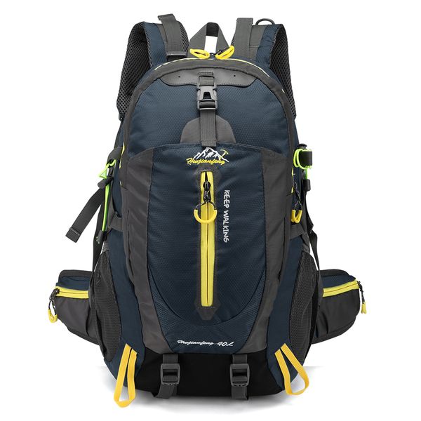 

40l backpack climbing backpack women men water resistant travel hike lapdaypack trekking climb back bags rucksack