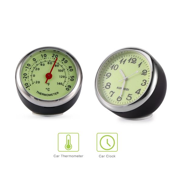 

mini car thermometer dashboard mechanics temperature gauge automobile inside decoration