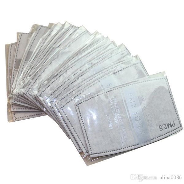 

dhl 5 layers activated carbon filter n95 pm2.5 anti haze mouth masks replaceable filters for activate carbon mask use