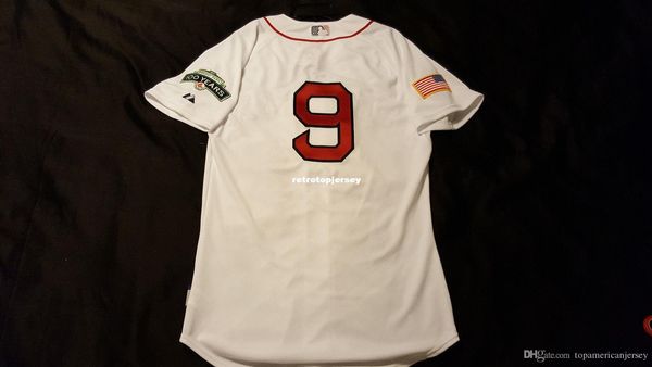 

majestic boston #9 white ted williams cool base jersey mens stitched wholesale big and tall size xs-6xl baseball jerseys, Black;blue