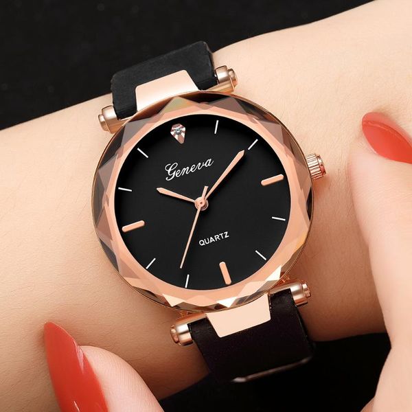

women bracelet watches fashion women dress fashion womens ladies watches geneva silica band analog quartz wrist watch, Slivery;brown