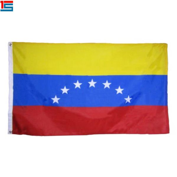 

digital printing venezuela flag 90 x 150 cm polyester national country flag banner with two grommets