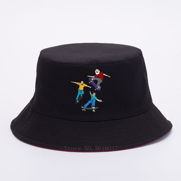 

union of the socialist skaters republics printed bucket hats summer women men fisherman hat panama outdoor sunshade cap