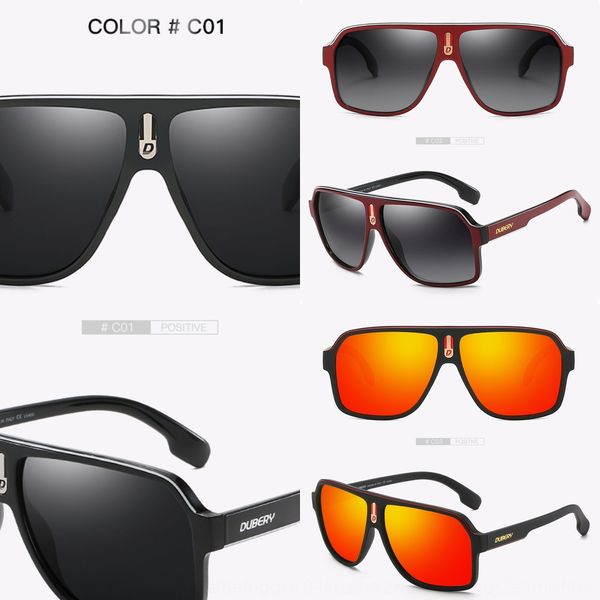 

4io6y dubery103 sports riding polarized square frame outdoor night vision men dubery103 sports riding polarized sunglasses square frame outd, Blue