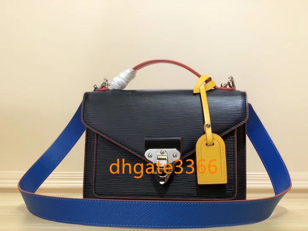 

2019 brand fashion designer bag handbag wallet ladies shoulder messenger bag fashion color matching 3 colors size 26x20x6cm