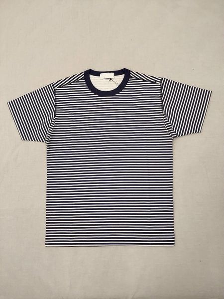 

2020 marina t-shirt toney pigment printed image stripe t shirt men and women couple comfortable designer shirt hfwptx366, White;black