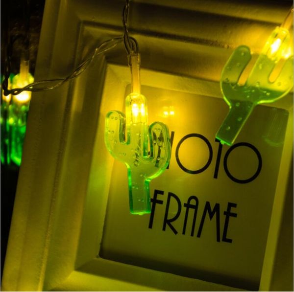 Christmas Lights String Cactus Led Light Outdoor Wedding Party Holiday Bedroom Decorations Fairy Lamp 80 Leds Lights Ball String Lights Deck String