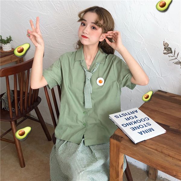 

japanese sweet lolita set fresh tie v-neck lolita shirt+high waist lattice victorian skirt kawaii girl gothic set loli, Black;red