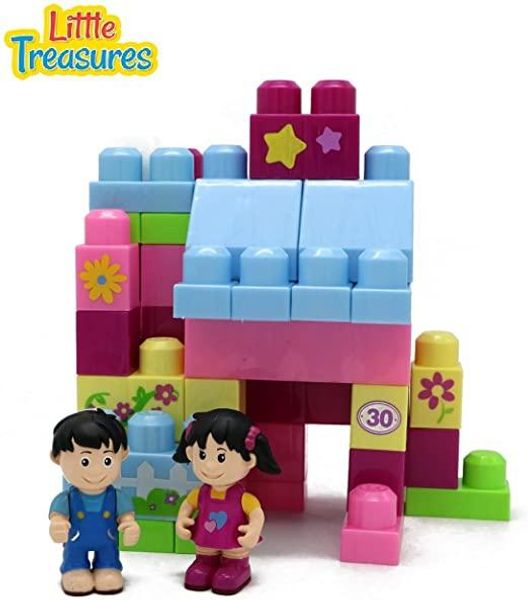 

маленькие сокровища детские строительный блок 50 шт стартовый комплект для новорожденных малышей большой блоки совместимый строительные блок