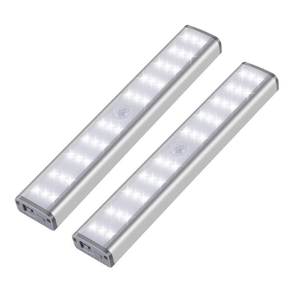 

pir motion sensor light шкаф полка счетчик полосы света беспроводной датчик движения шкаф огни usb перезаряжаемые под светом шкафа