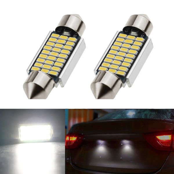 

2x 36 мм чистый белый canbus c5w лампы для samsung 3014 smd номерной знак свет для kia sportage cerato