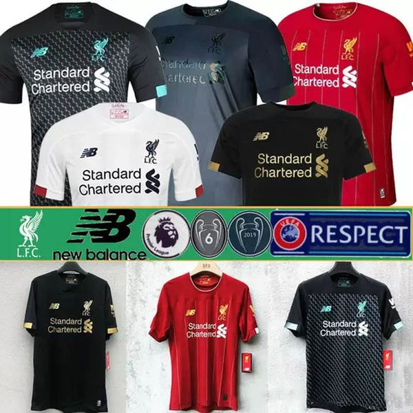 

1920 liverpool 13 men jer ey home hort leeve occer jer ey ize 5xl plu ize  alah virgil a becker mane firmino home away third gk, Black