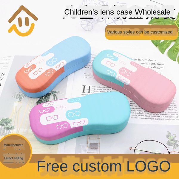 

student children's case casestorage male and female cartoon optical myopia glasses box frame sun glasses storage box