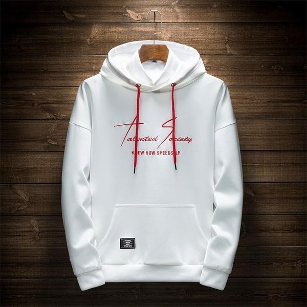 

2019 человек прохладный хип хоп тонкий пуловер с длинным рукавом толстовки толстовка капитан дэвид c19041901, White;black