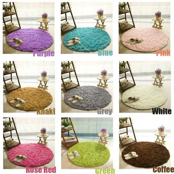 

9 sizes fluffy round rug carpets for living room kilim faux fur carpet kids room long plush rugs for bedroom shaggy area rugs