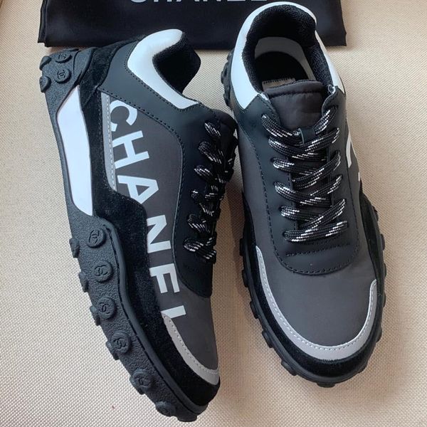 

Famou patchwork print leather me h lace up neaker men comfortable de igner hoe women bordered flatform ca ual neaker with box lll