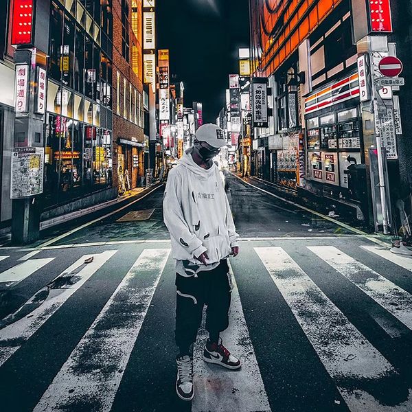 

ripped hoodie, Black