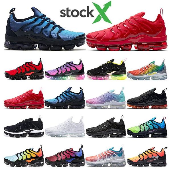 

stock x tn puls running shoes for mens detailed pastel bred black white womens sport sneakers trainers