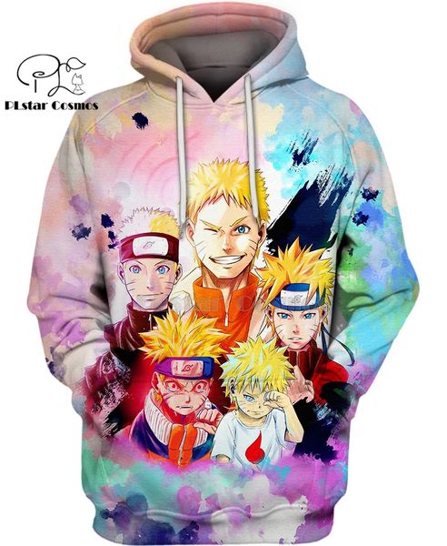 

plstar космос пять оттенки узумаки 3d толстовки / рубашка / фуфайки зима осень смешной длинный selvee harajuku уличной, Black