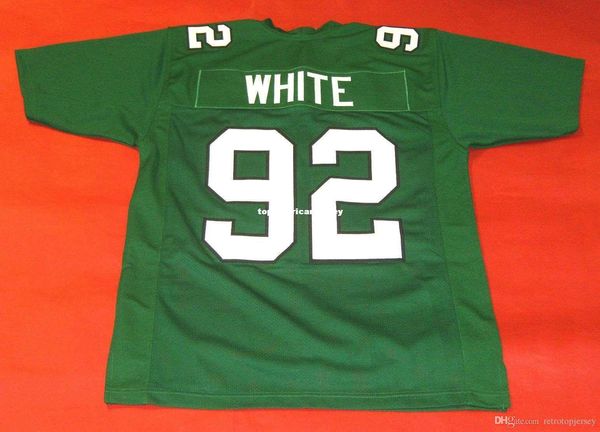 

retro #92 reggie white custom mitchell & ness jersey green mens stitching s-5xl,6xl football jerseys running, Black;blue
