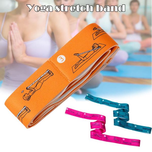 

2020 newly sport yoga stretch strap resistance elastic belt for waist legs fitness training g66