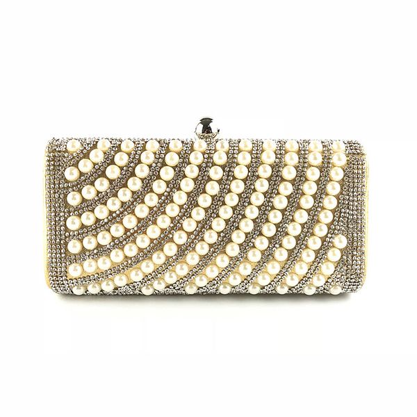 

designer-manufacturers sell direct linto amazon, cross border, diamond dinner, pearl dress, princess fashion girl, women's bag.