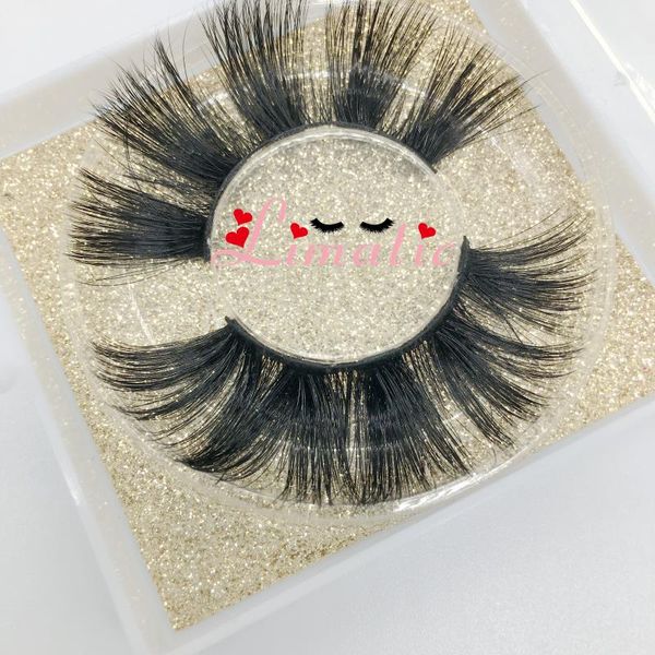 

false eyelashes 5d synthetic fiber private label long faux mink vegan lashes natural bulk wholesale