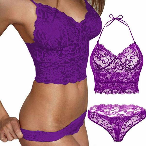 

sexy bra set transparent 2pcs женщин бюстгальтера шнурка lingerie set hot sexy эротическое цветы фиолетовый бесшовное белье brief lenceria, Red;black