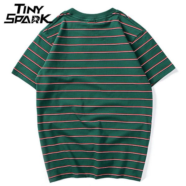 

harajuku stripe t shirt 2018 мужская повседневная футболка с коротким рукавом летняя хип-хоп футболка уличная повседневная топы тройники чер, White;black