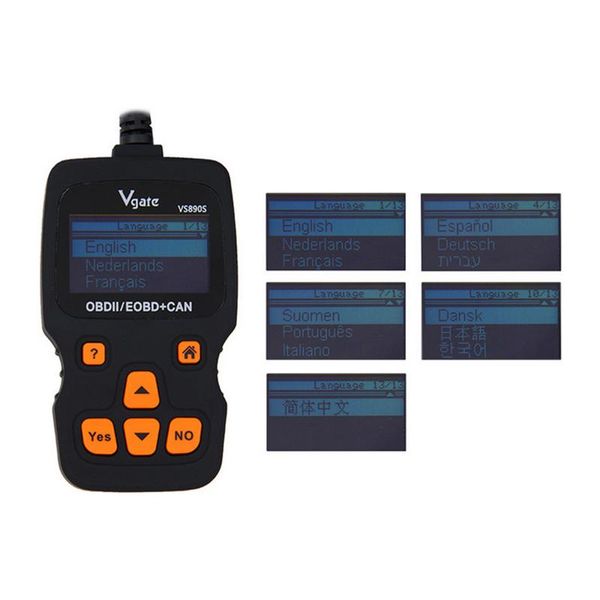 

vs890s code card reader car diagnostic scanner obd2 can car bus fault reader code scanner diagnostic tool supports multi-languag