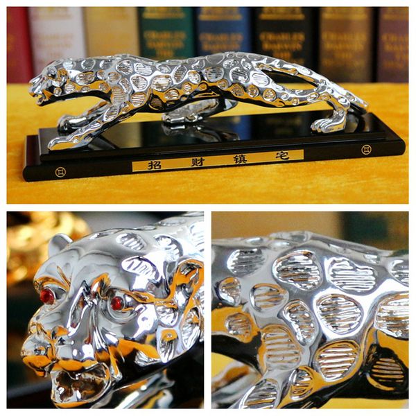 

1 pc big 27*7.8 cm panthera pardus beast car interior ornament air freshener perfume diffuser auto car accessories without liqui