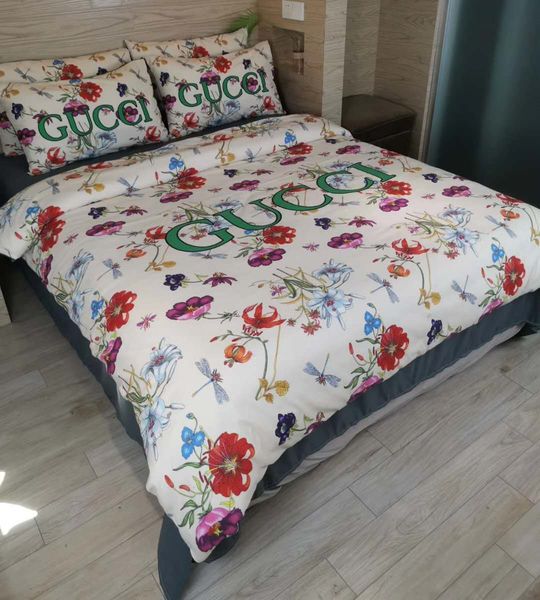

брендированные cotton 4шт постельного белья дизайнер удобная домашний текстиль пододеяльник наволочки постельные принадлежности лист красочн