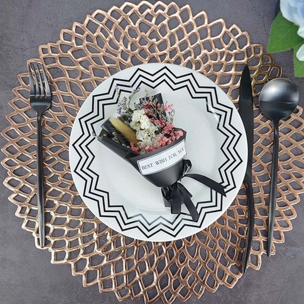 

круглый hollow посуда placemat рестораны теплоизоляция пвх колодки шара коврики pad home decor