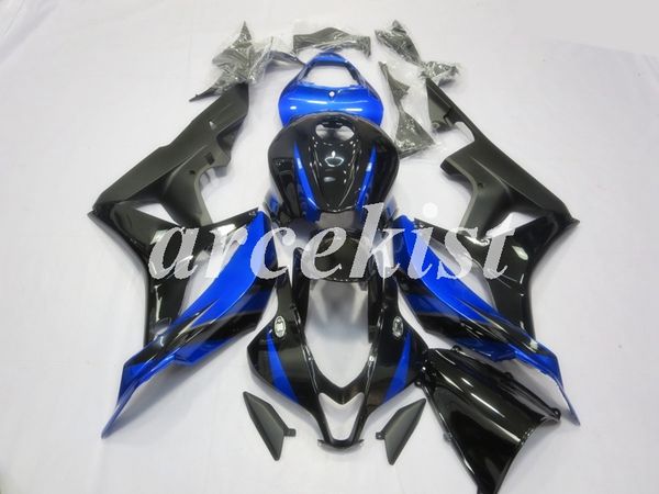 

новый abs инъекция мотоцикл полный обтекатели комплекты, пригодный для honda cbr600rr f5 2007 2008 07 08 600rr кузовостроение набор синий че