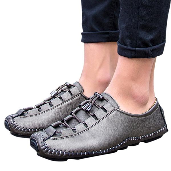 

kancoold кожа повседневная обувь мужская мода lace-up wild обувь мужчины british wind бизнес удобные случайные люди size39-44, Black
