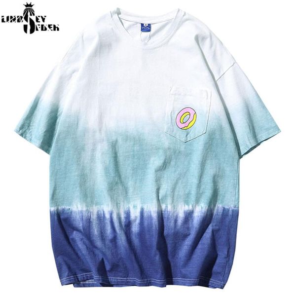 

мужчины женщины пэчворк галстук-краситель печати с коротким рукавом футболки harajuku повседневная мужчины тройники футболки мода хип-хоп ул, White;black