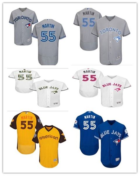 

custom baseball jerseys toronto 55 russell martin toronto/bluejays blue jaymen women youth red white high-quality jersey, Blue;black