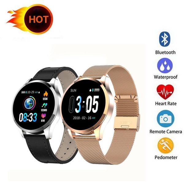 

q9 smart watch waterproof message call reminder smartwatch men heart rate monitor fashion fitness tracker pk q8 q1 cf08 p70