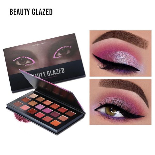 

15 цвет жемчужно matte eyeshadow palette бесцветный порошок eyeshadow palette долговечный водонепроницаемый tslm1