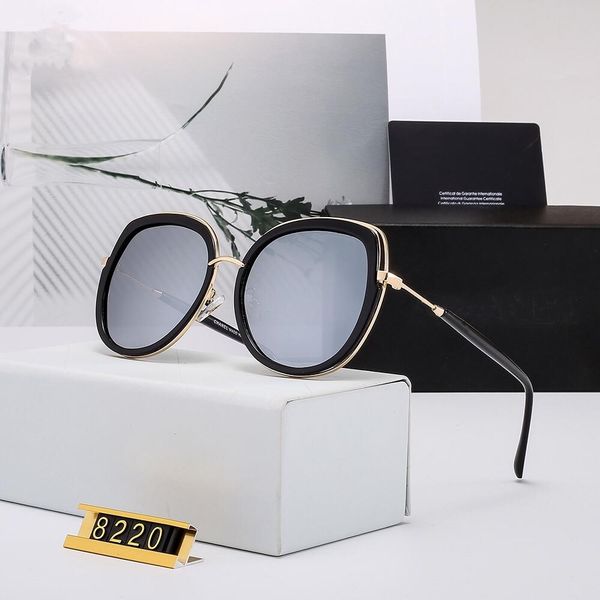 

design sunglasses-2019 polaroid hd polaroid lens true color film model 8220 imported from polaroid metal frames for ladies, White;black