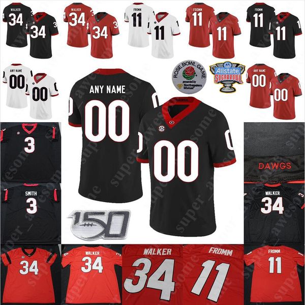 

Georgia Bulldogs Football Jersey Hines Ward Matthew Stafford Terrell Davis Fran Tarkenton Garrison Hearst Thomas Davis Justin Houston