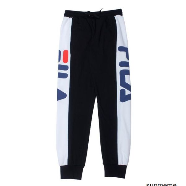 

pencil pants mens designer fashion street brand cooperation joint maintenance pants color matching classic retro pants womenlcme, Black