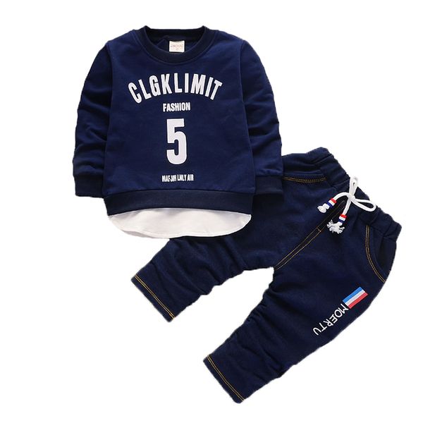

Fashion Children Boys Girls Cotton Clothing Suits Spring Autumn Baby T-shirt Pants 2Pcs/Sets Toddler Sports Sets Kids Tracksuits